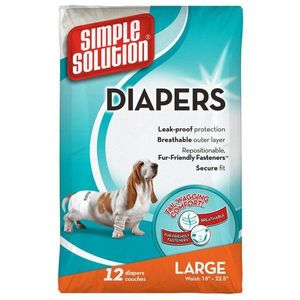 Simple Solution Diapers (Pack of 12) | Size: X-Large
